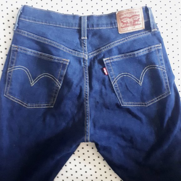 Levi's 501 Skinny Jeans Dark Wash Size 27 - Picture 3 of 7